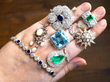 a selection of gemstone jewellery