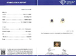 Sapphire and Diamond Cluster Ring in Yellow Gold certificate