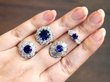 sapphire rings on hand