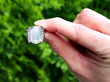 Platinum Moonstone and Baguette Diamond Ring outside
