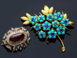 gemstone brooches