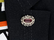 wearing Victorian Garnet Brooch with Diamonds