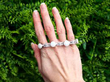 Vintage 9.41 Carat Opal and Diamond Bracelet outside