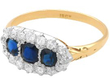 Sapphire Trilogy Ring