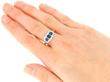 Sapphire Ring On Hand