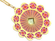 Peridot and Pearl Plique a Jour Pendant reverse