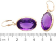 Amethyst Earrings Measurements