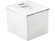 antique Plain Victorian Silver Tea Caddy back