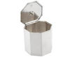 Early 19th Century Silver Tea Caddy open