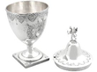 rare silver sugar vase