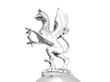 silver sugar vase crest