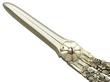 Sterling Silver Gilt Grape Shears blade close up