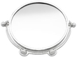 Circular Sterling Silver Shaving Mirror