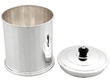Art Deco Silver Biscuit Box Tin open