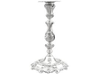 Portuguese Cast Silver Candlestick