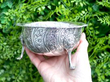 Georgian Silver Footed Sugar Bowl outside