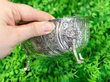 Irish Silver Footed Sugar Bowl outside