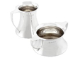 Art Nouveau Silver creamer and sugar