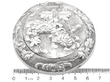 Round Chinese Silver Tobacco Box by Wang Hing and Co size