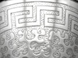 18th Century Silver Nutmeg Grater close up