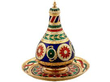 Antique Gold and Enamel Scent and Tray