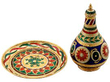 Antique Gold and Enamel Scent and Tray