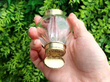 Antique Glass Scent Bottle bottom open outside