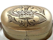 Antique Glass Scent Bottle lid detail