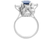Sapphire White Gold Ring