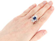 Sapphire Ring On Hand