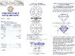 certificate for Natural Antique Pearl and Diamond Brooch