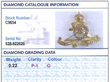 Diamond Grading Card
