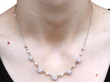 Wearing Diamond Necklace