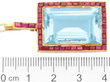 Aquamarine Pendant Measurements