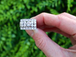 Chunky Platinum and Multi Diamond Ring outside