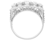 setting of Chunky Multi Diamond Ring