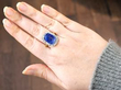 Sapphire Diamond Ring Gold