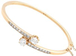 Antique Diamond Crossover Bangle