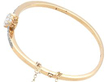 Antique Diamond Crossover Bangle side