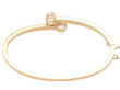 Antique Diamond Crossover Bangle back