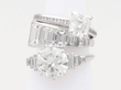 diamond rings stacked