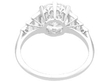 2.5 Carat Diamond Solitaire with Baguettes back