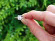 Vintage Asscher Cut Diamond Engagement Ring outside