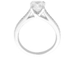 Vintage Asscher Cut Diamond Engagement Ring setting