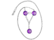 Diamond and Amethyst Pendant