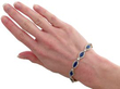 Sapphire and Diamond Bracelet wearing