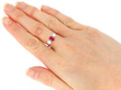 Ruby and Diamond Ring wearing