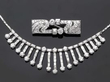 diamond brooch and necklace