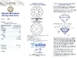 antique Pre Owned Art Deco Diamond Brooch certificate