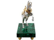 Silver Horse Sculpture